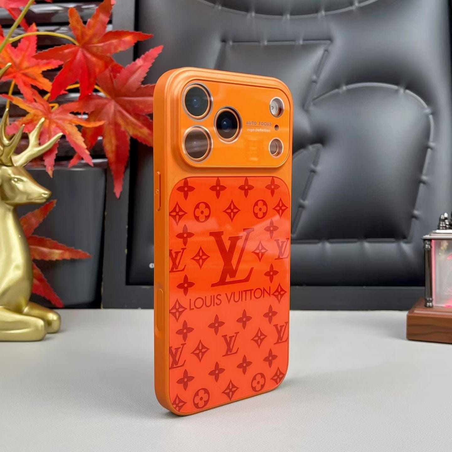 HypedEffects louis vuitton Graphic Monogram Luxury Phone Case for iPhone 14 to iPhone 17 Pro Max