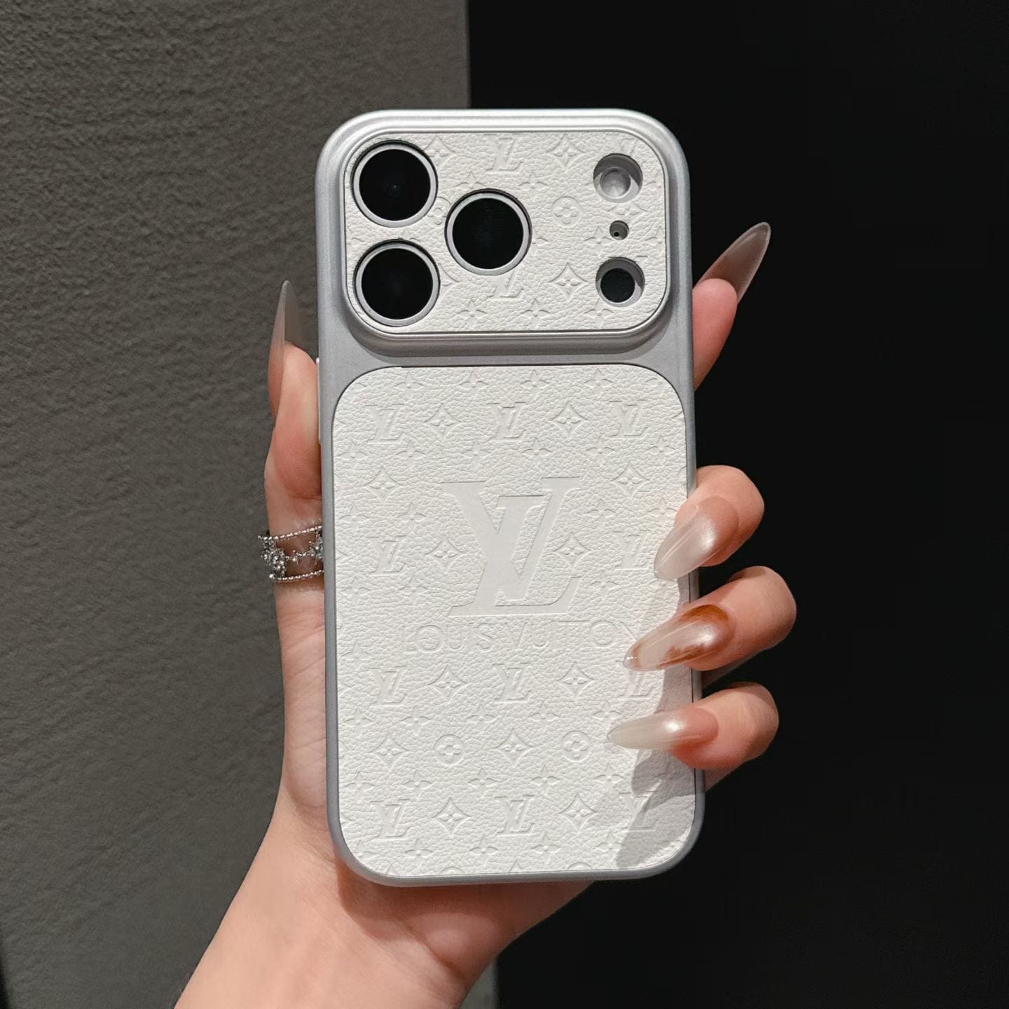 HypedEffects louis vuitton Inspired Leather Phone Case for iPhone 14 to iPhone 17 Pro Max
