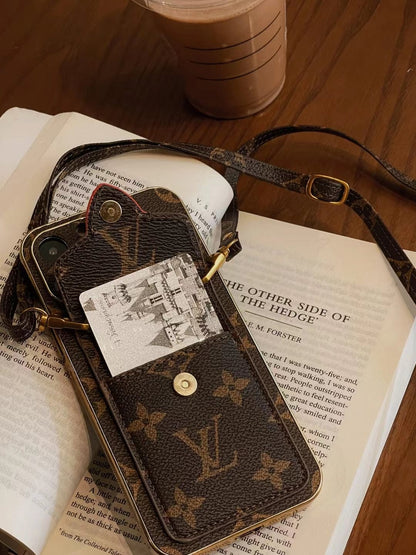 HypedEffects louis vuitton iPhone 15 Wallet Case Style and Protection