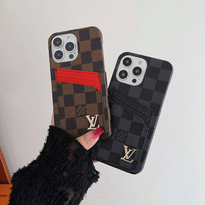 HypedEffects louis vuitton iPhone 17 Cases with Extra Pouch - New Edition