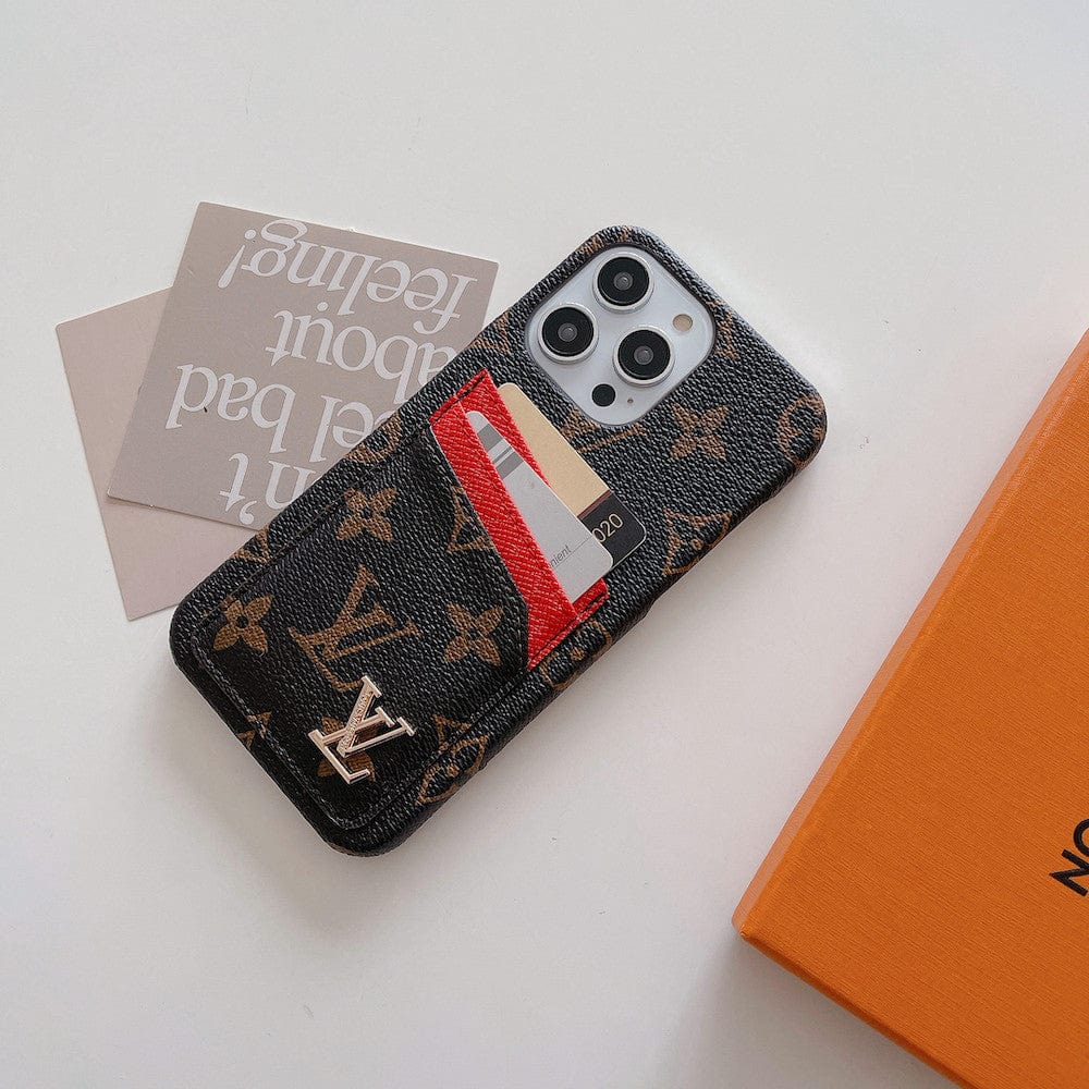 HypedEffects louis vuitton iPhone 17 Cases with Extra Pouch - New Edition