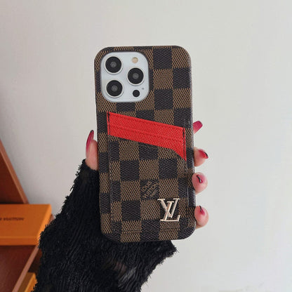 HypedEffects louis vuitton iPhone 17 Cases with Extra Pouch - New Edition