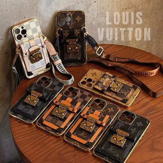 HypedEffects louis vuitton Luxury iPhone 15 Wallet Case