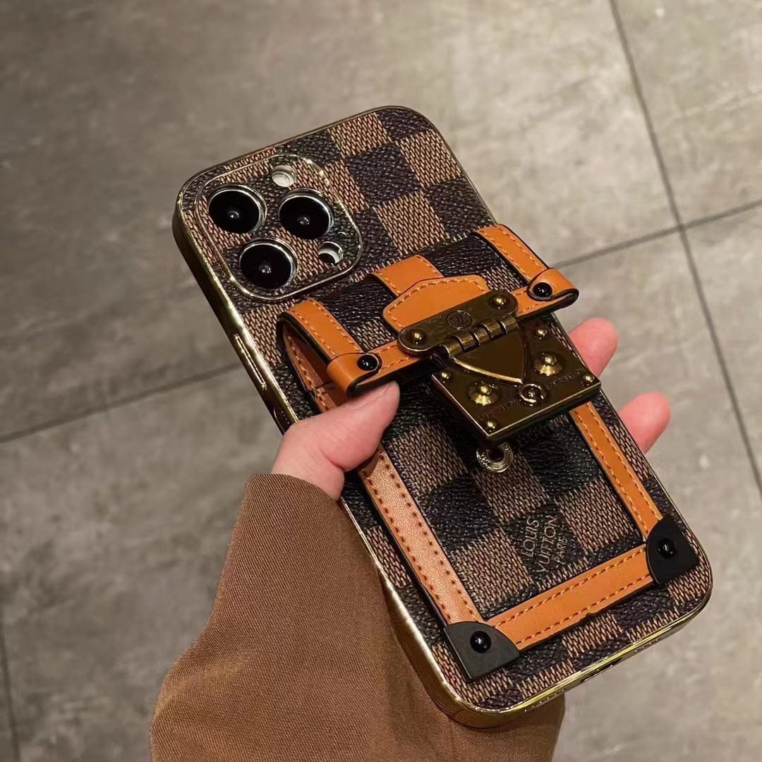 HypedEffects louis vuitton Luxury iPhone 15 Wallet Case
