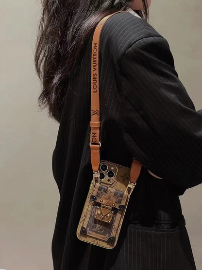 HypedEffects louis vuitton Luxury iPhone 15 Wallet Case