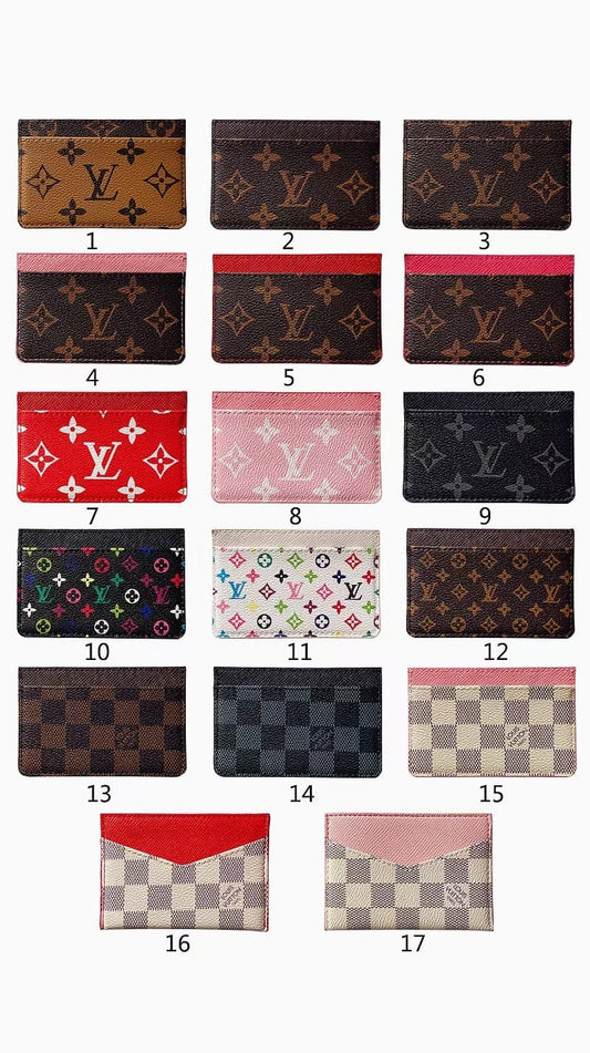HypedEffects louis vuitton Monogram and Damier Canvas Card Holders - 17 Style Wallet Collection