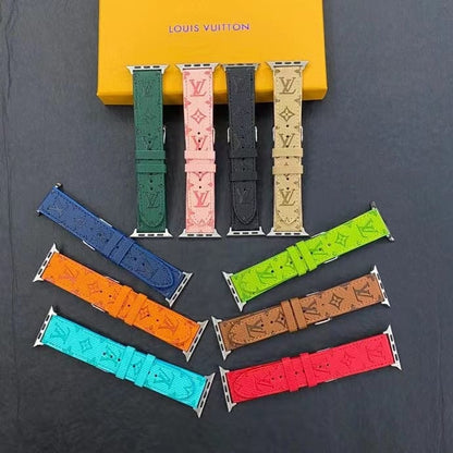 HypedEffects louis vuitton Monogram Embossed Apple Watch Bands