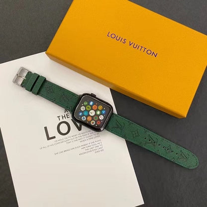 HypedEffects louis vuitton Monogram Embossed Apple Watch Bands