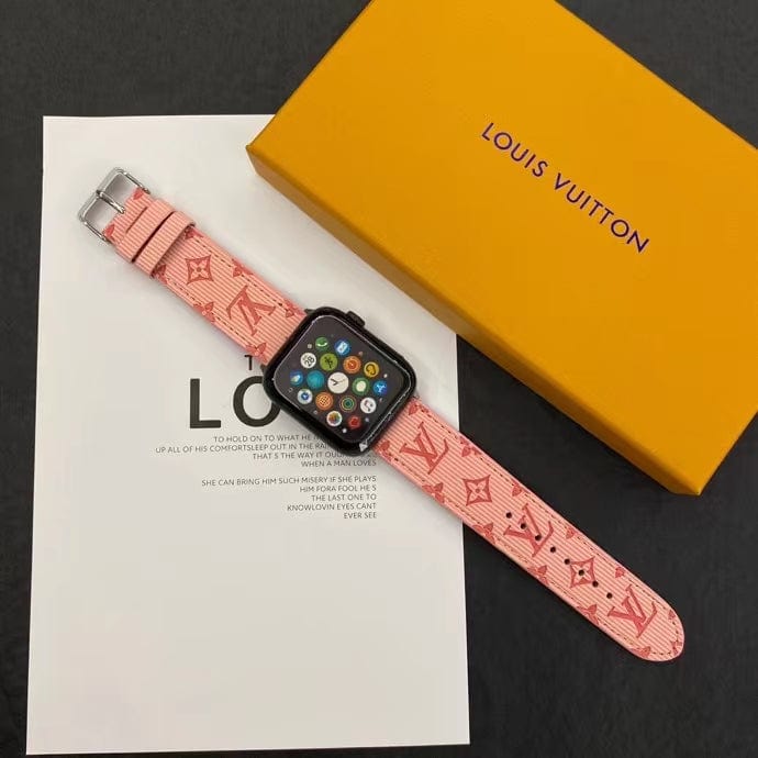 HypedEffects louis vuitton Monogram Embossed Apple Watch Bands