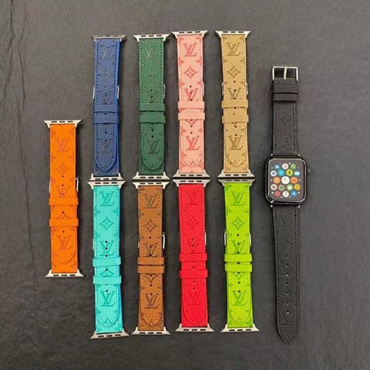 HypedEffects louis vuitton Monogram Embossed Apple Watch Bands