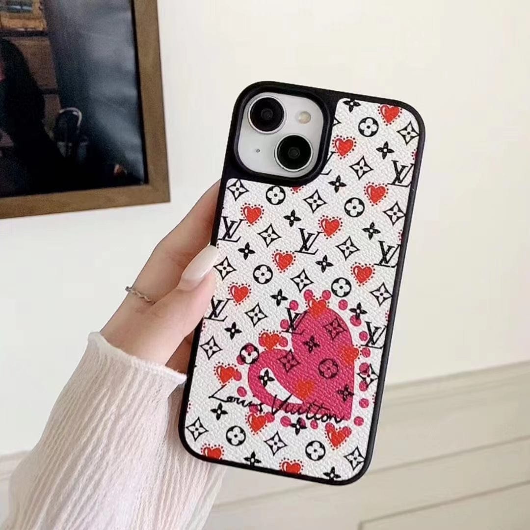 HypedEffects louis vuitton Monogram Hot Air Balloon and Heart Print iPhone Cases