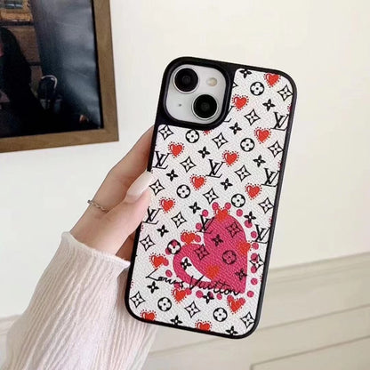 HypedEffects louis vuitton Monogram Hot Air Balloon and Heart Print iPhone Cases