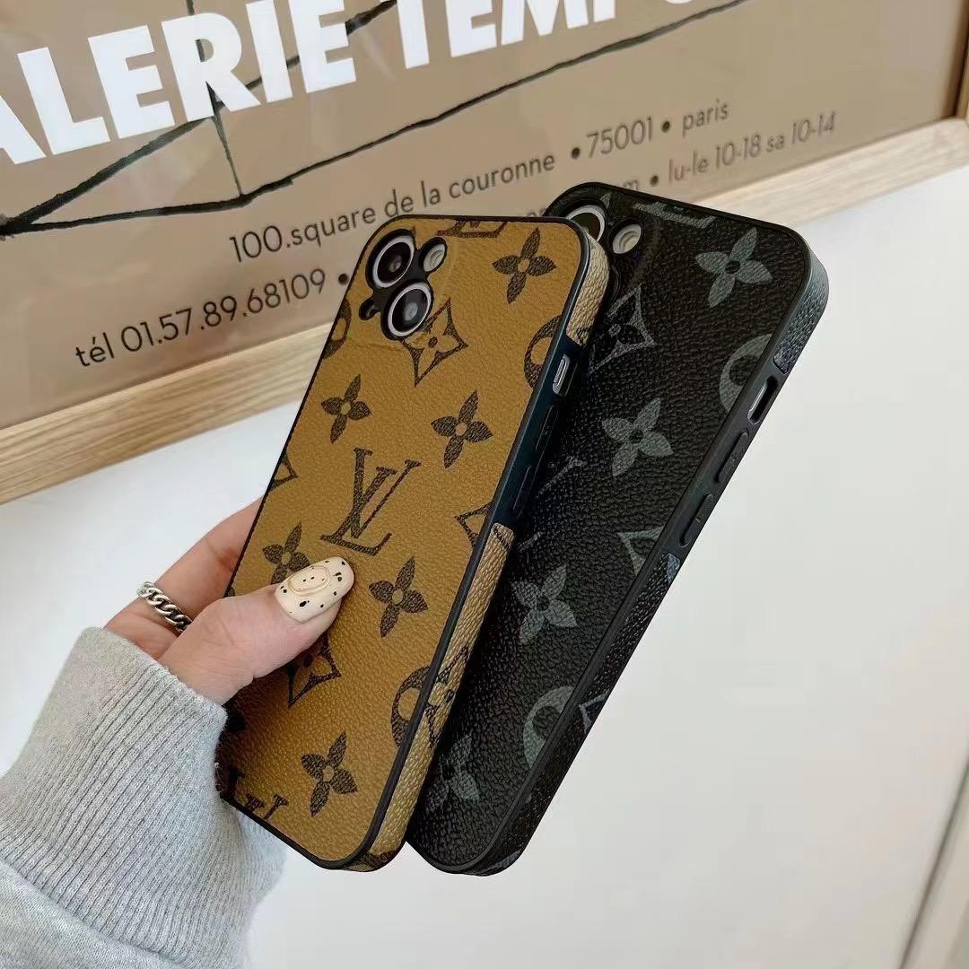 HypedEffects louis vuitton Monogram Leather iPhone Cases - Available for iPhone 11 to iPhone 15