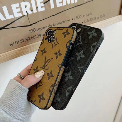 HypedEffects louis vuitton Monogram Leather iPhone Cases - Available for iPhone 11 to iPhone 15