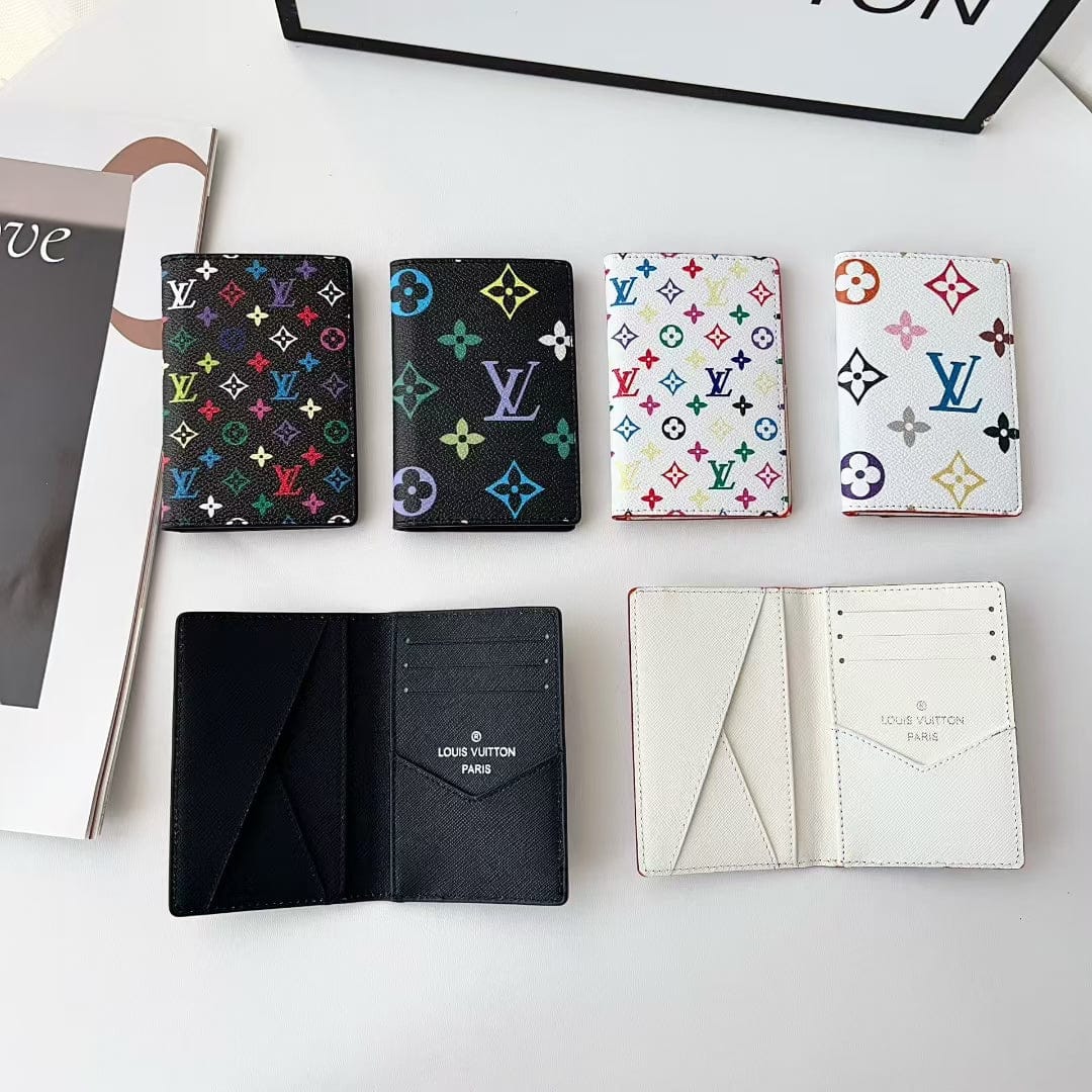 HypedEffects louis vuitton Multicolor Compact Wallet Card Holder