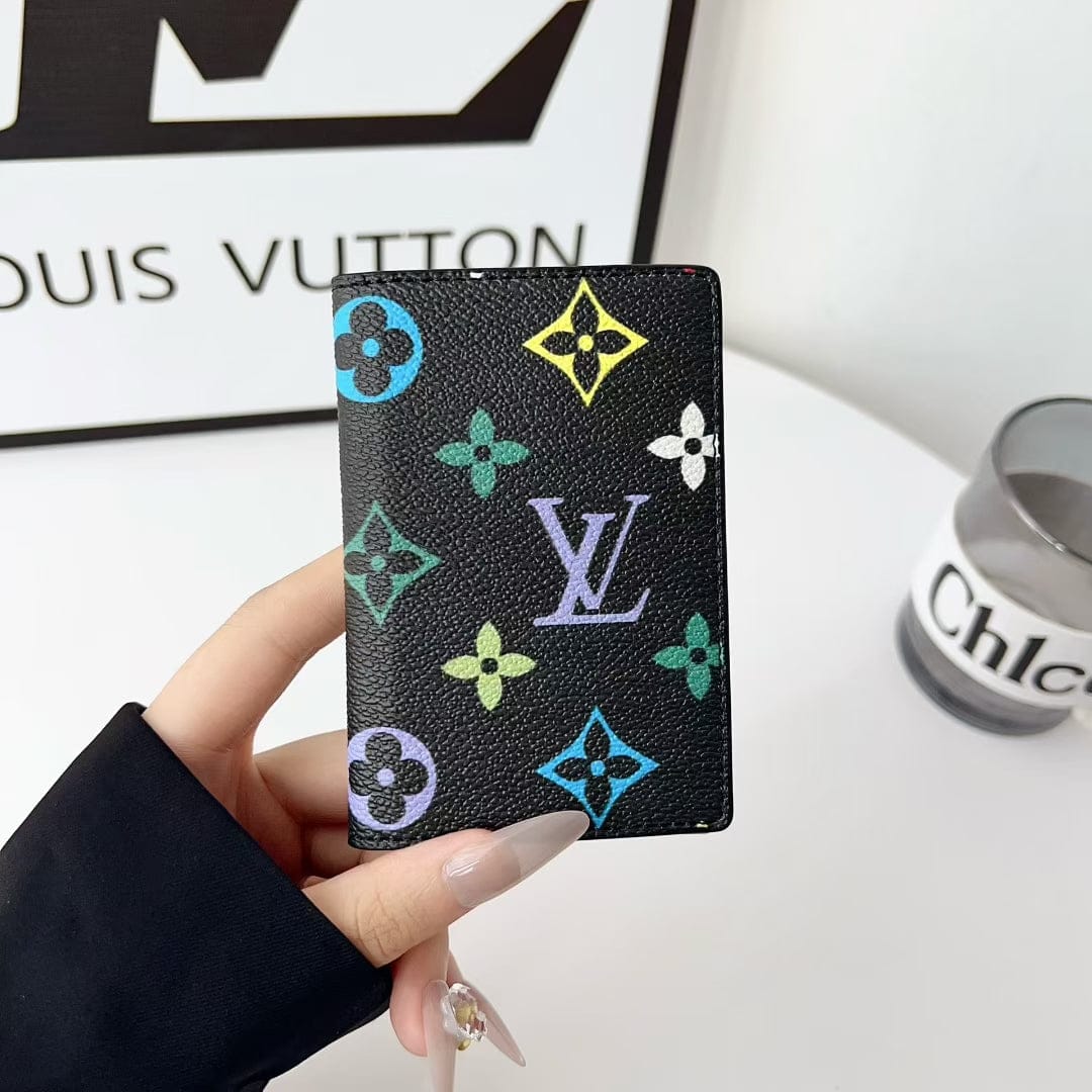 HypedEffects louis vuitton Multicolor Compact Wallet Card Holder