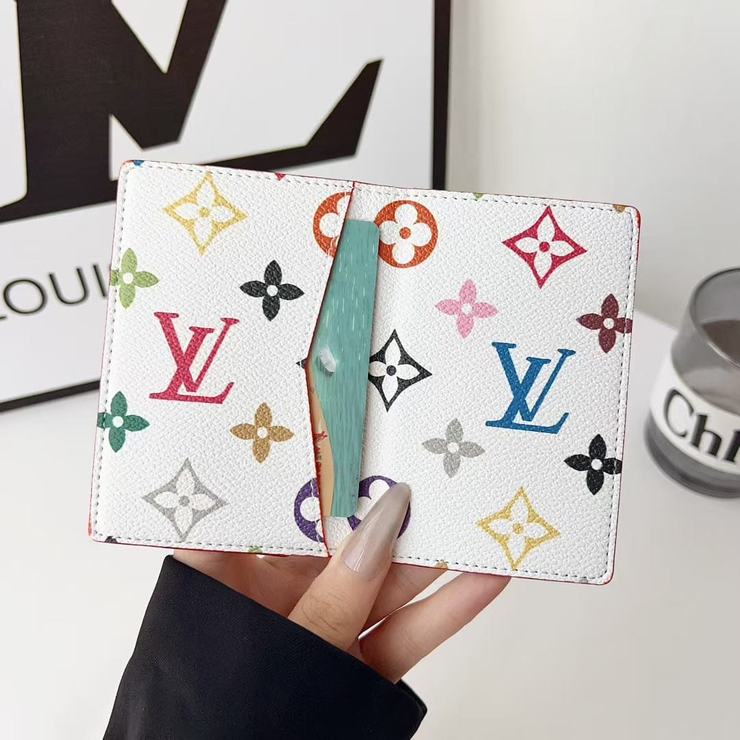 HypedEffects louis vuitton Multicolor Compact Wallet Card Holder