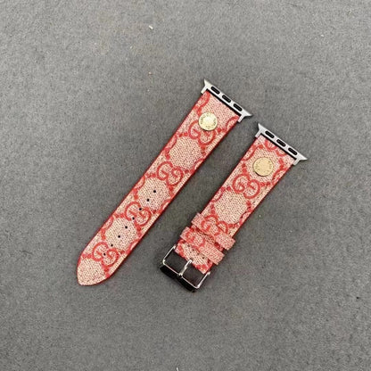 HypedEffects louis vuitton Premium Leather Watch Band 38/40/41/42/44/45/49 mm