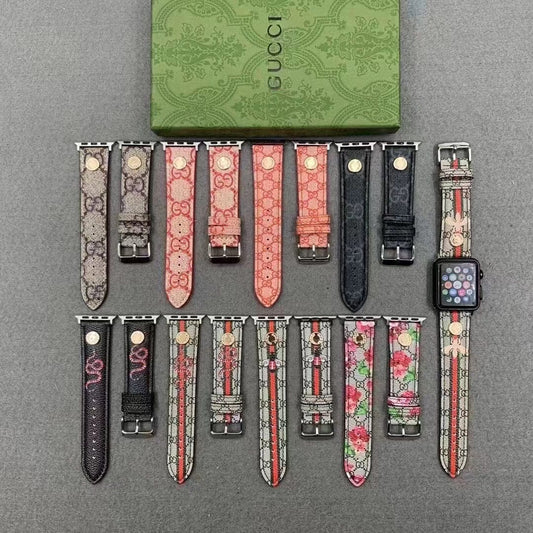 HypedEffects louis vuitton Premium Leather Watch Band 38/40/41/42/44/45/49 mm