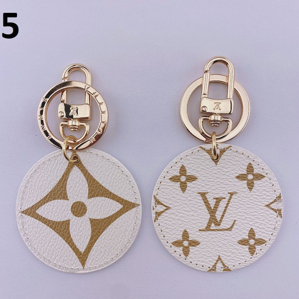 HypedEffects louis vuitton Rounded Leather Keychain | Bag Keychain