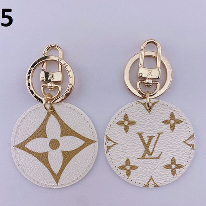 HypedEffects louis vuitton Rounded Leather Keychain | Bag Keychain