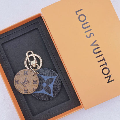 HypedEffects louis vuitton Rounded Leather Keychain | Bag Keychain