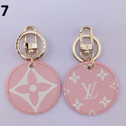HypedEffects louis vuitton Rounded Leather Keychain | Bag Keychain