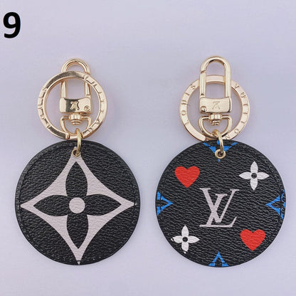 HypedEffects louis vuitton Rounded Leather Keychain | Bag Keychain