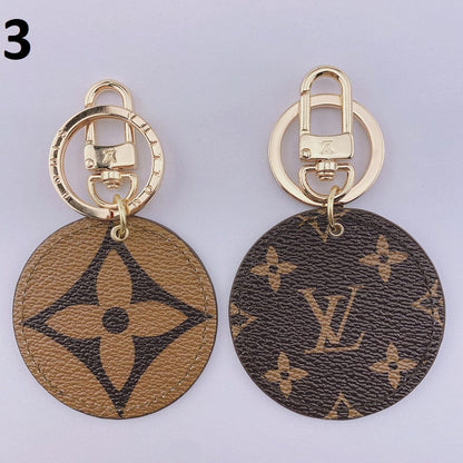 HypedEffects louis vuitton Rounded Leather Keychain | Bag Keychain