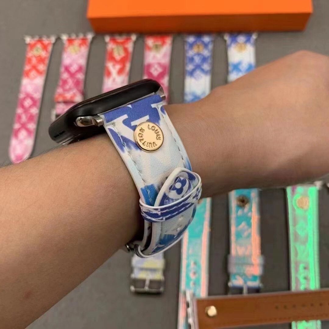 HypedEffects louis vuitton Smooth Leather Watch Band 38/40/41/42/44/45/49 mm