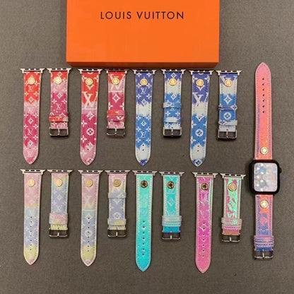 HypedEffects louis vuitton Smooth Leather Watch Band 38/40/41/42/44/45/49 mm
