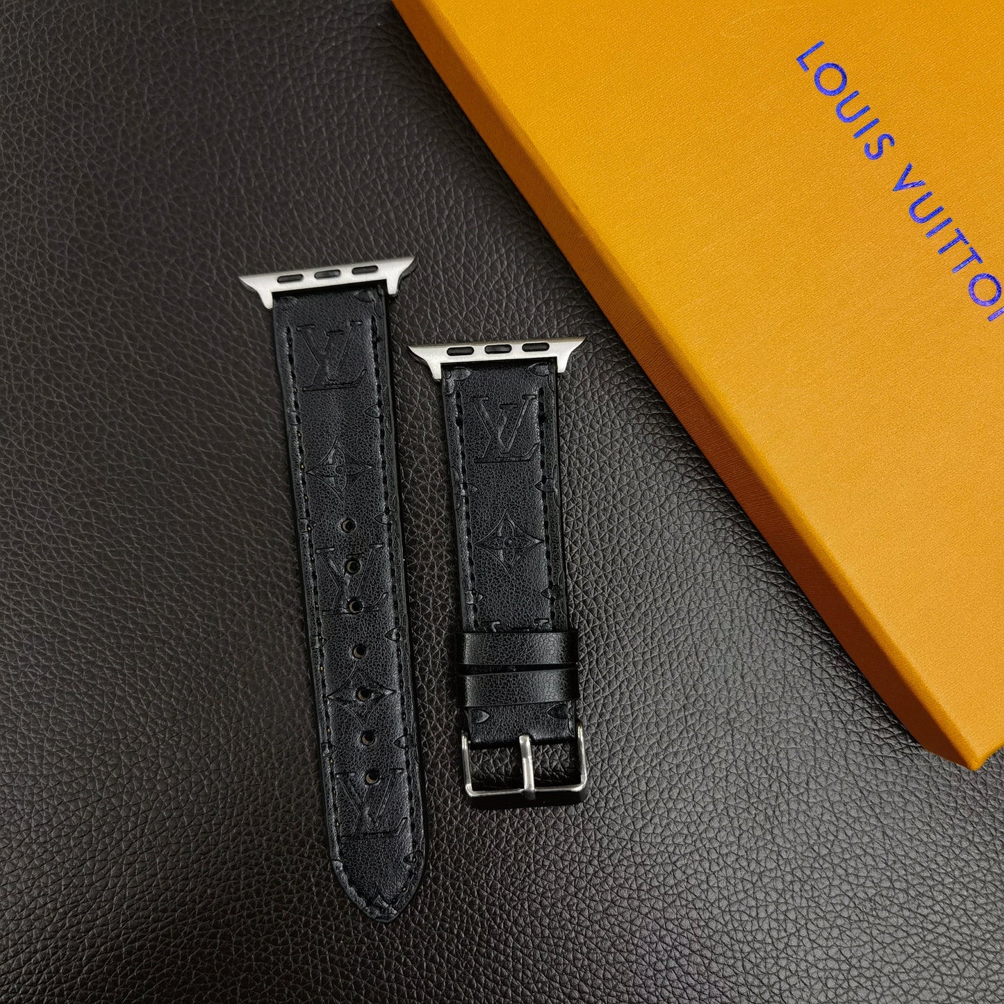 HypedEffects louis vuitton Textured Leather Watch Band 38/40/41/42/44/45/49 mm