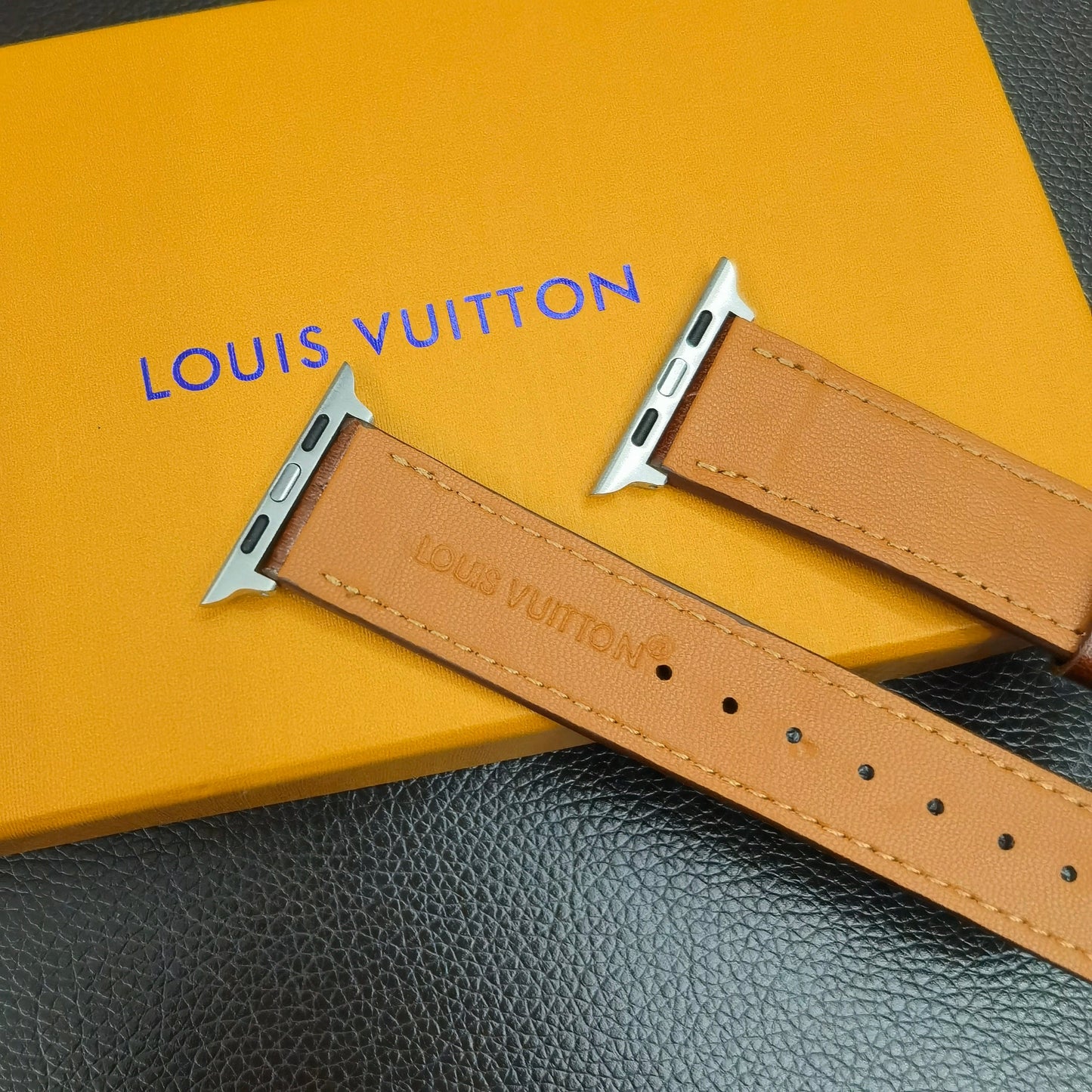 HypedEffects louis vuitton Textured Leather Watch Band 38/40/41/42/44/45/49 mm