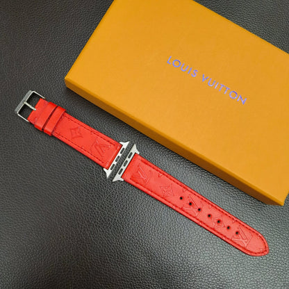 HypedEffects louis vuitton Textured Leather Watch Band 38/40/41/42/44/45/49 mm