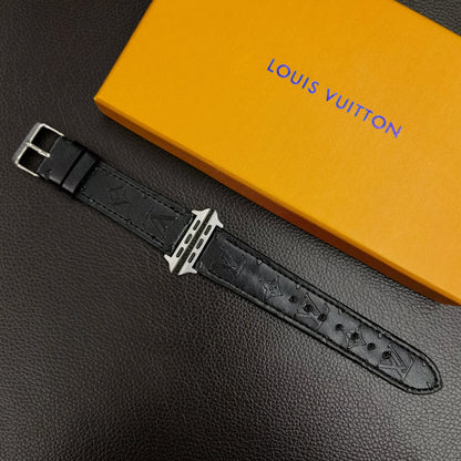 HypedEffects louis vuitton Textured Leather Watch Band 38/40/41/42/44/45/49 mm