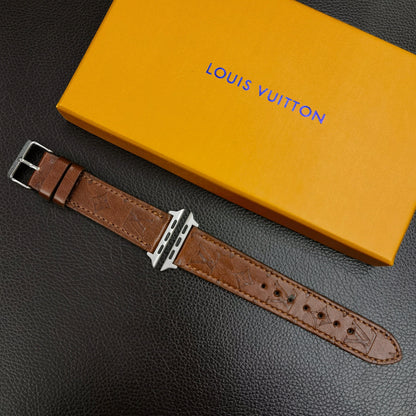 HypedEffects louis vuitton Textured Leather Watch Band 38/40/41/42/44/45/49 mm