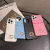 HypedEffects Luxurious Gucci Leather Case for iPhone 16 | iPhone 15 | iPhone 14