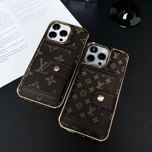 HypedEffects Luxurious louis vuitton iPhone Case | louis vuitton Pocket Wallet Phone Case