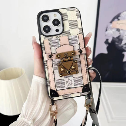 HypedEffects Luxury and Protection iPhone 15 Case with Hand Strap