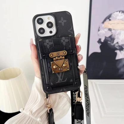 HypedEffects Luxury and Protection iPhone 15 Case with Hand Strap