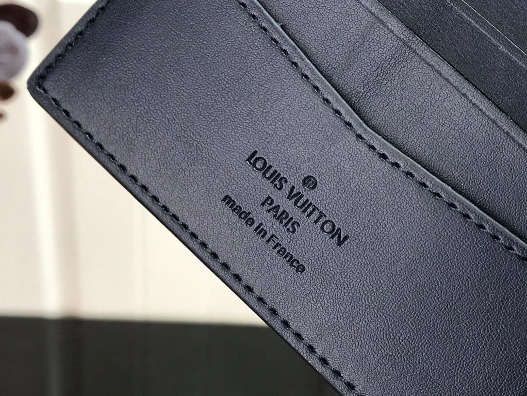 HypedEffects Luxury Blue Monogram Bifold Wallet