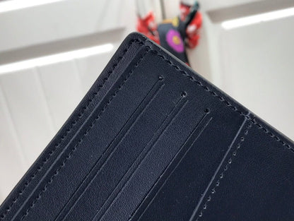 HypedEffects Luxury Blue Monogram Bifold Wallet