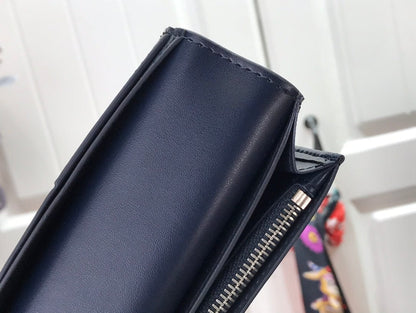 HypedEffects Luxury Blue Monogram Long Wallet