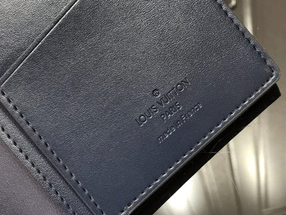HypedEffects Luxury Blue Monogram Long Wallet
