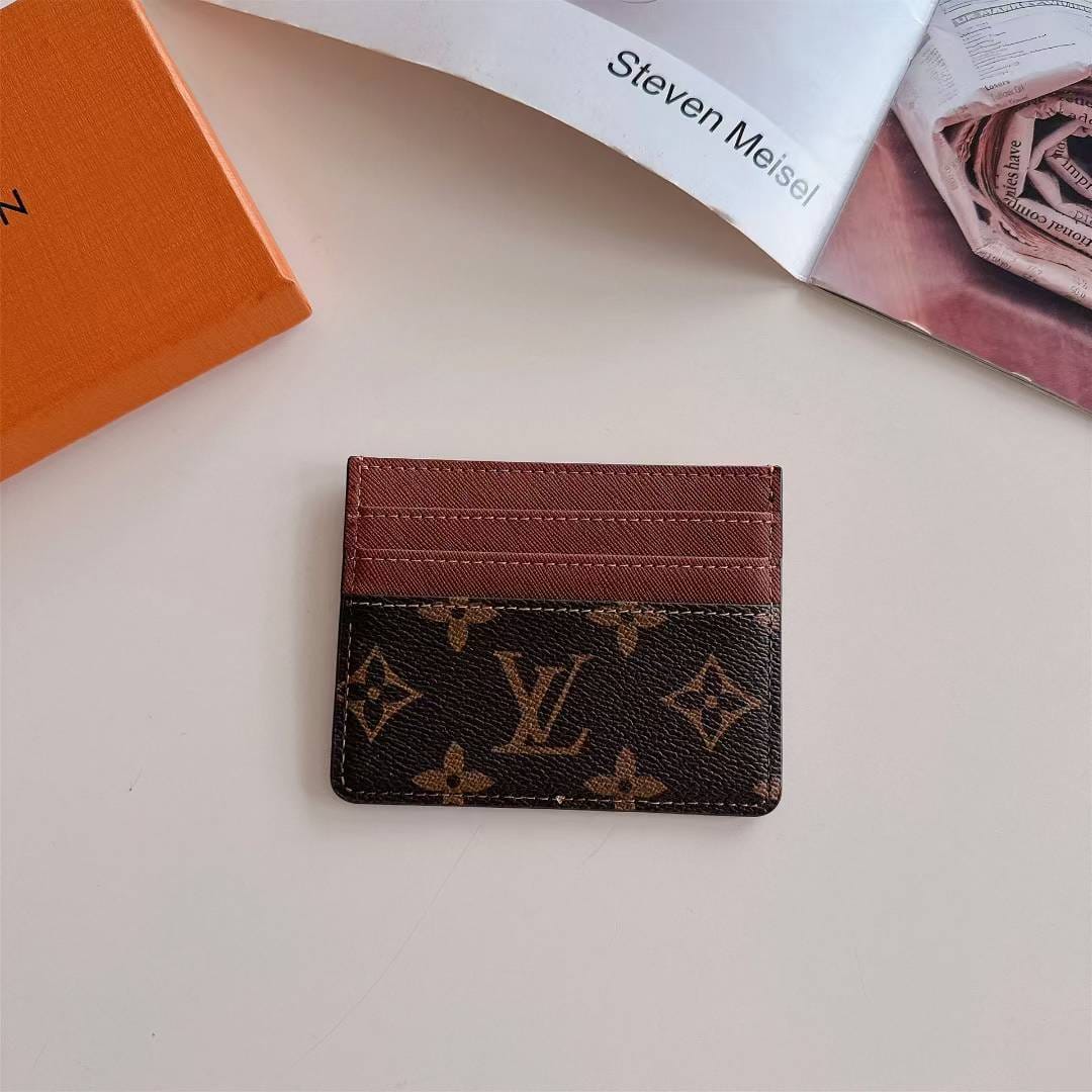 HypedEffects Monogram Slim Card Holder Wallet