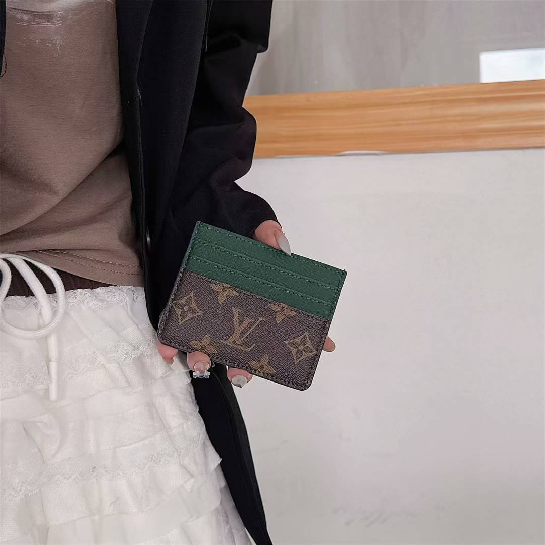 HypedEffects Monogram Slim Card Holder Wallet