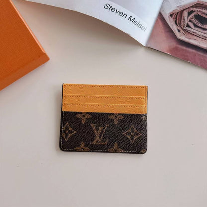 HypedEffects Monogram Slim Card Holder Wallet