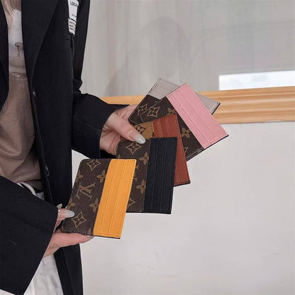 HypedEffects Monogram Slim Card Holder Wallet