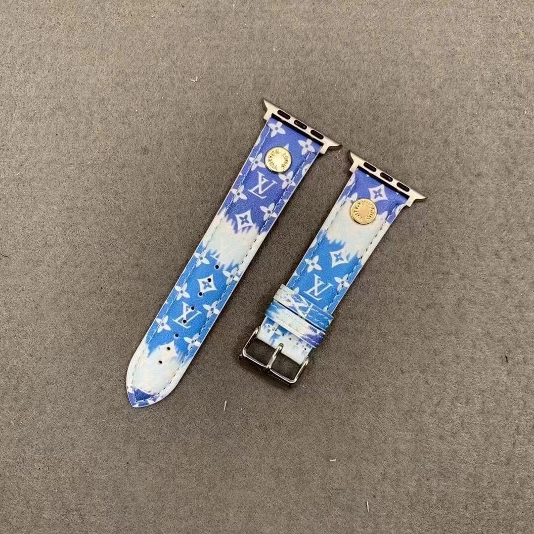 HypedEffects Smooth Leather louis vuitton Watch Band 38/40/41/42/44/45/49 mm