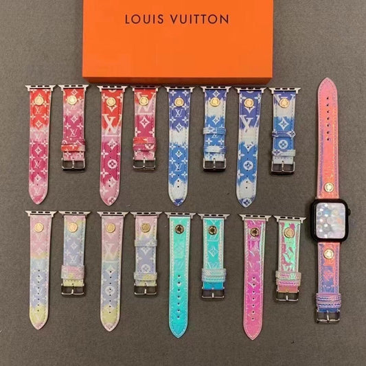 HypedEffects Smooth Leather louis vuitton Watch Band 38/40/41/42/44/45/49 mm